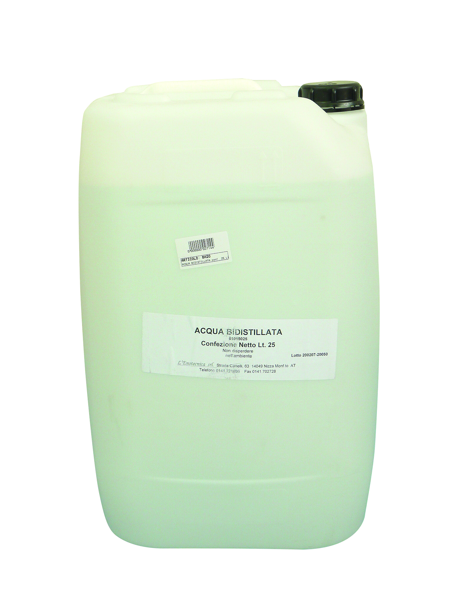 ACQUA BIDISTILLATA 25 LT