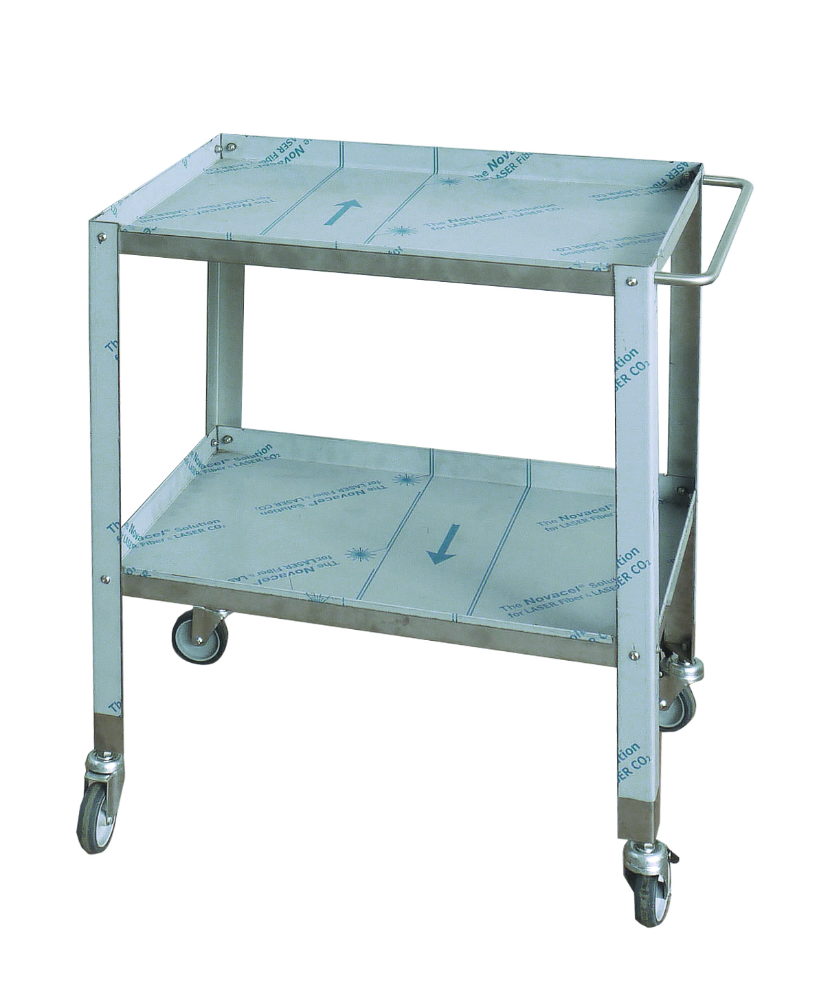 CARRELLO IN ACCIAIO 2 RIPIANI