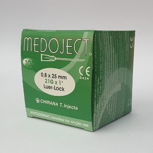 AGHI IPODERMICI RR 21G 0.80x25MM  VERDE