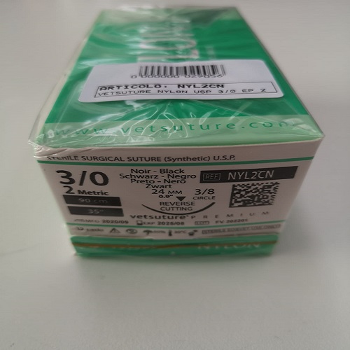 VETSUTURE NYLON USP 3/0 EP 2