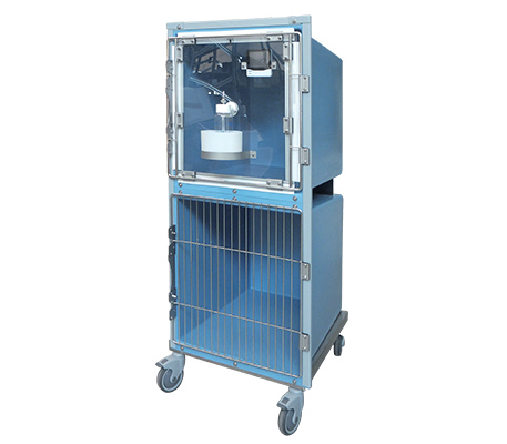 Gabbia da ricovero in pvc - 2 posti con Porta Ossigeno Terapia